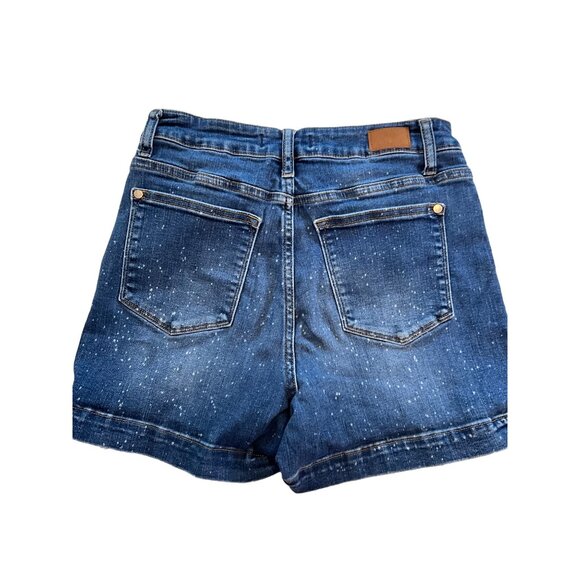 Judy Blue Galaxy Splash Shorts Size Medium Style‎ JB150081 - Picture 7 of 8
